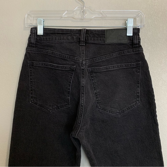 Madewell Black Curvy ‘90s Straight Jeans Size 25P 25 Petite NWT - Picture 8 of 17